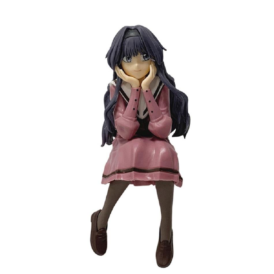 14Cm The Fragrant Flower Blooms With Dignity Anime Figure Kaoruko Waguri Noodle Stopper Figurine Desktop Model Collection Toys