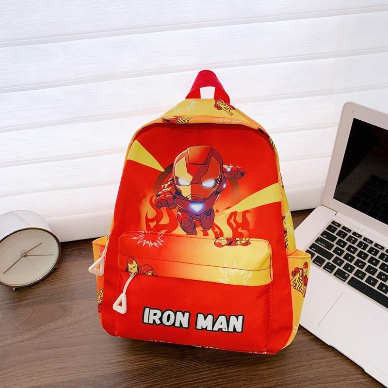 Kindergarten Baby Schoolbag Cartoon Animation Fashion Printing Boys And Girls Backpack Foreign Style Large Capacity Children'S Backpack