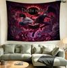 Tapeçaria de Parede Death Note Pendente Estético de Parede Manta de Tecido Impressa Tapeçarias Decorativas Para Quarto Sala de Estar Decoração de Casa