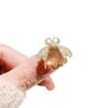 Personality Trendy Animals Bee Wings Brooches for Women Charm Gold Color Crystal Pins Anti-slip Button Backpack Suit Accessories