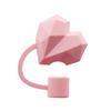 5Pcs Silicones Straw Cover Caps Bear Heart DustProof Drinkings Straw Caps Reusables Straw Tip Lid for Tumbler Cups