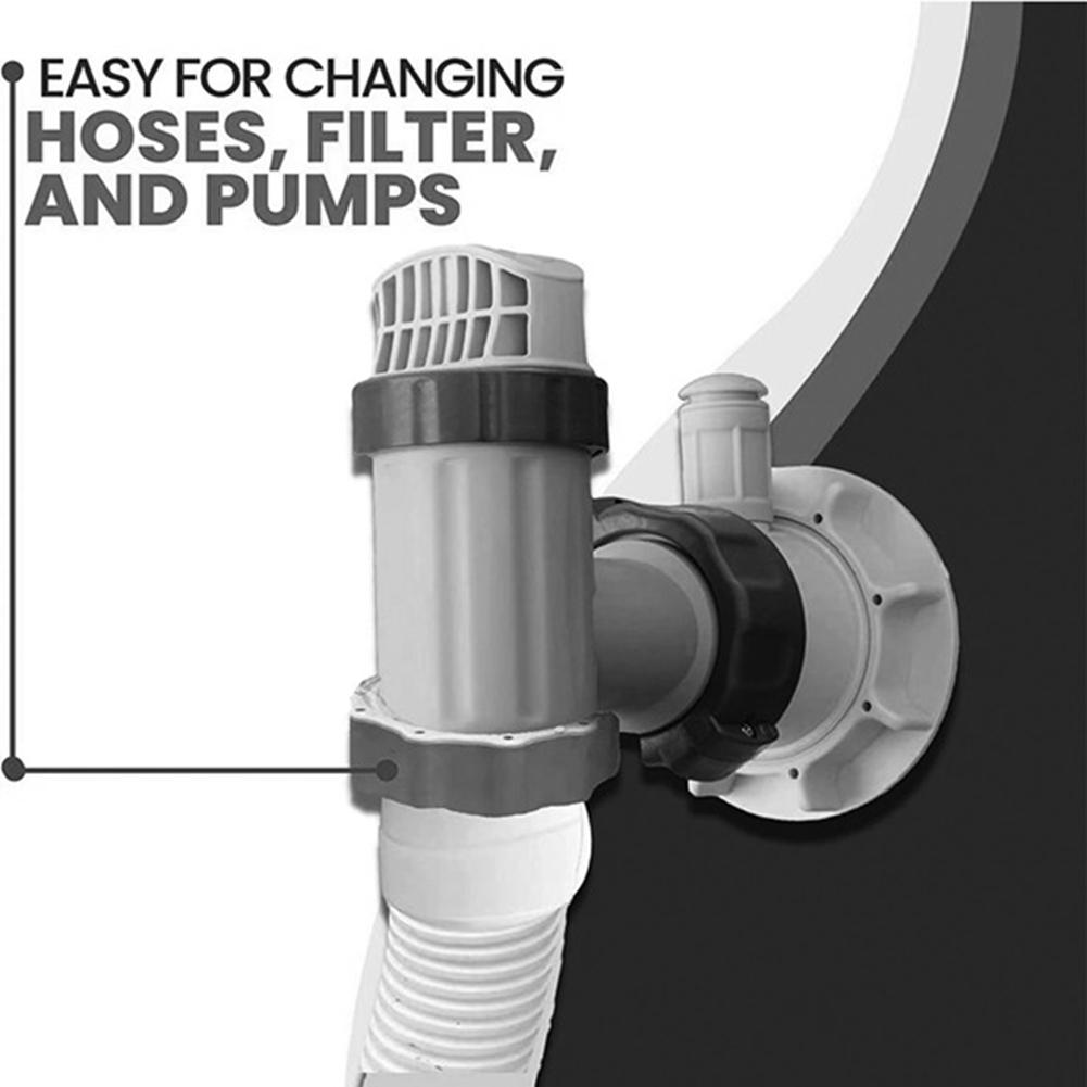 T02C!-Plunger Valve Compatible For Intex Pool Parts,On/Off Plunger Valve Replacement Parts For Above Ground Pool Filter Pump