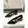 Shallow Mouth Shoes Woman High Heels Pointed Toe Female Footwear Casual Pumps New Summer Cute Boat Fashion Comfort Simple Englis