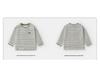 Boys' Striped Long-Sleeve Antibacterial Cotton T-Shirt