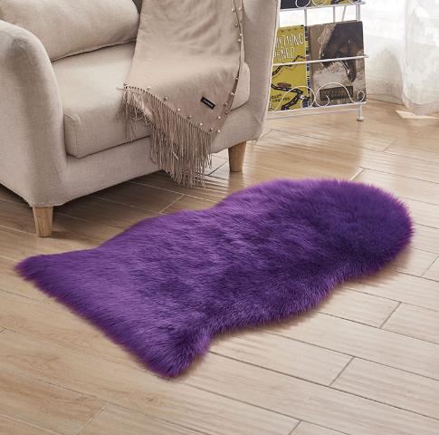 Artificial Sheepskin Imitation Wool Faux Fur Rug For Sofa Hairy Carpet Parlor Room Floor Mat Fluffy Soft Area Blanket Seat Pad