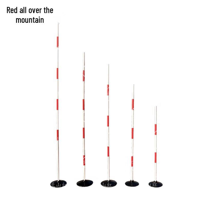 PVC Red & White Sports Training Obstacle Pole Set