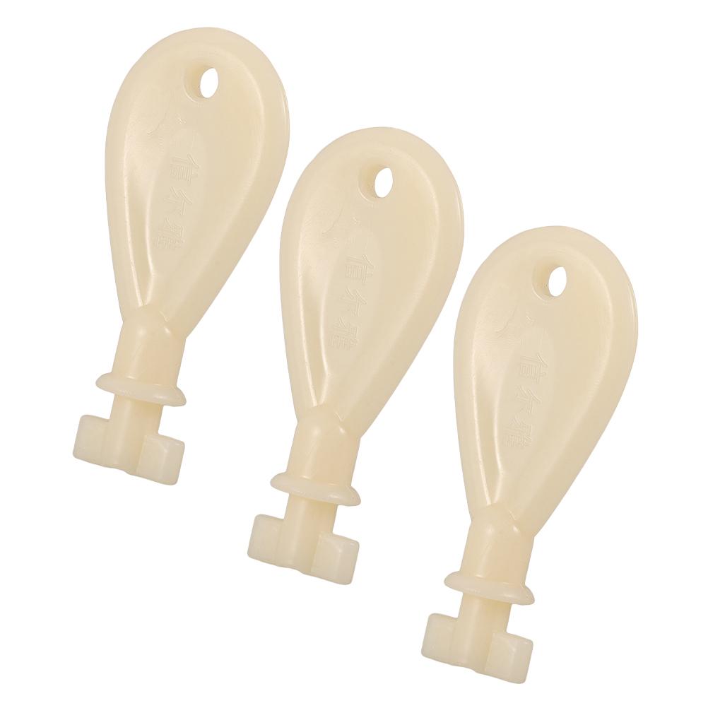 3 Pcs Universal Paper Towel Dispenser Key Sturdy Plastic Tissue Holder Replacement Toilet Paper Dispenser Keys Commercial Roll