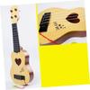 SEWACC Ukulele Plastic Mini Ukulele Mini Guitar for Children Acoustic Guitar 4 String Guitar Beginner Guitar Children Musical Instrument Play Easy To