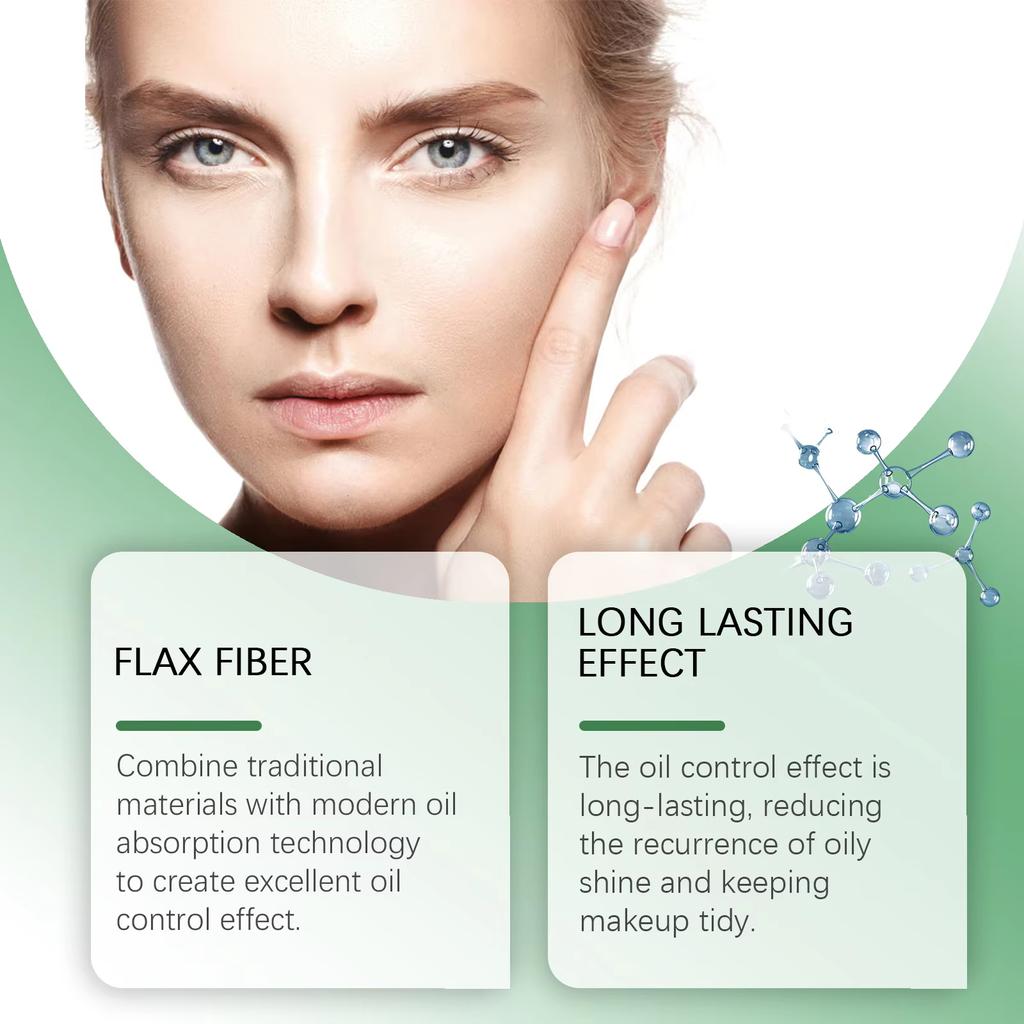 Oil Blotting Paper Sheets for Face Cleaning Matting Face Wipes Set Professional Facial Cleaning Oil-Absorbing Paper Makeup Tools