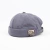 Versatile Korean Style Retro Letter Patch Sailor Skullcap – Unisex Spring/Summer Hat