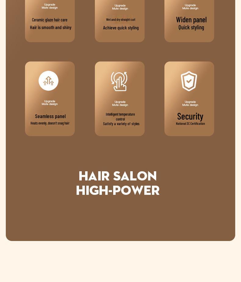 Dual-Function Curl & Straight Hair Iron with Digital Temp Control & Ionic Care