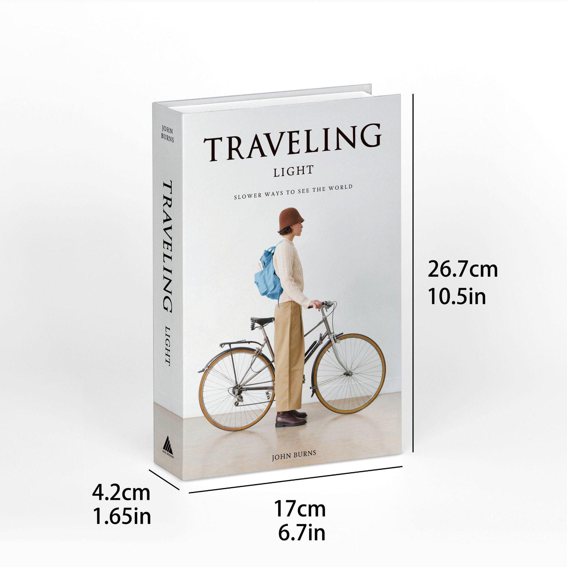 

Faux Book Folding Ornament - Simulation Book Model for Cafe, Hotel, or Study Decor