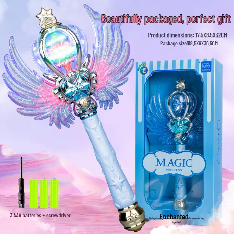 Luminous Fairy Princess Magic Wand Toy for Kids