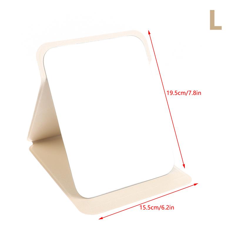 Desktop Makeup Mirror PU Leather Portable Vanity Mirror Foldable Hand Mirror Compact Mirrors Cute Pocket Mirrors For Travel Tool