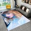 Tappeto Antiscivolo Moda T-Taylor Cantante Musica per Soggiorno, Camera da Letto, Sala Giochi, Tappeto Morbido Pavimento Tappeto Decorazione Casa Stanza Bambini