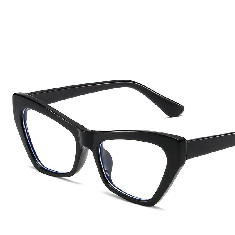 Kadınlar İçin Yeni Kedi Gözü Gözlükleri Mavi Işık Önleyici Şık Dekoratif Gözlük