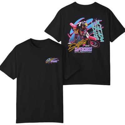 Outdoor Sports T-shirt Motocross Racing Short Sleeve Men Street Style T-shirt Fitness Sports Top Cotton Tough Guy Must Have