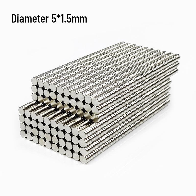 Neodymium Iron Boron Double-Sided Strong Suction Magnets for Fridges, Round and Square Shapes.