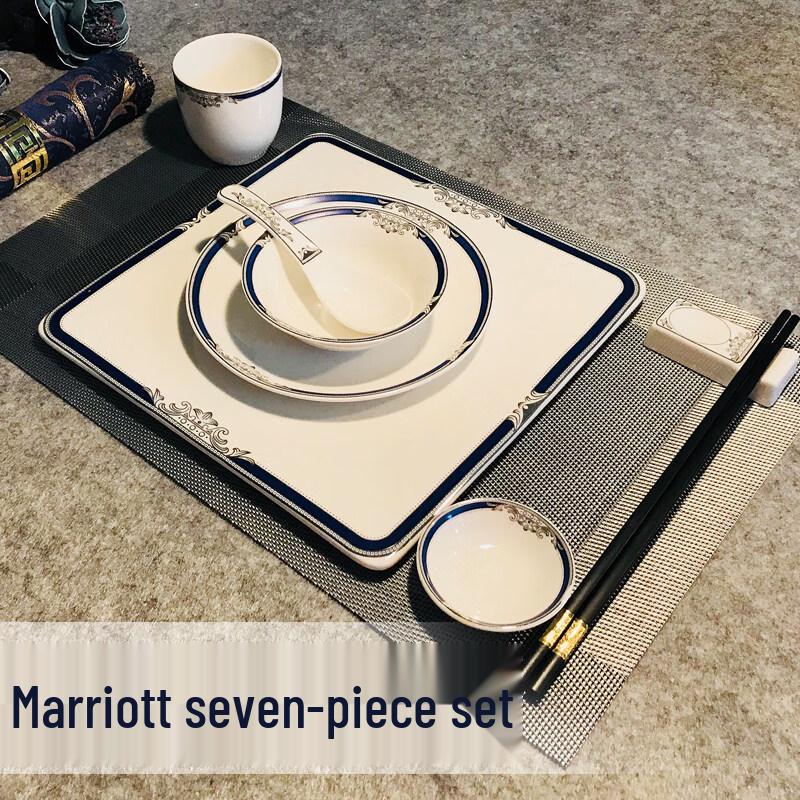 

Marriott Blue Palace Nordic Ceramic 7-Piece Tableware Set