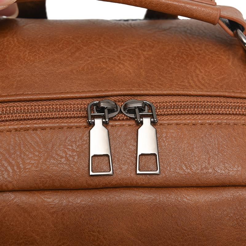 Fashion Men's Bag Trend Brand Retro Casual Backpack High Quality Waterproof Travel Bag Large Capacity Business Computer Bag