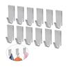 Multifunctional Self-Adhesive Hook for Kitchen & Bathroom, Stainless Steel Heavy-Duty, Wall Mounted Towel Rack, Bathroom Storage