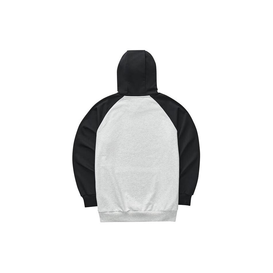 Skechers New Year Series Hand-Painted Letter Print Hoodie Men Hoodies Light-White Gray L124M012-0248