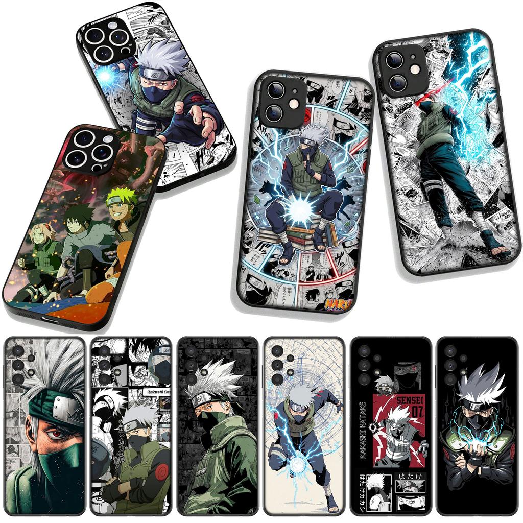 Anime Kakashi Hatake Narutos Phone Cover Case for Apple iPhone 16 15 14 Plus 13 12 Mini 17 Pro Max + ProMax 16E Air 16+ Casing