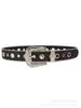 European and American Beautiful Women Belt Women Fashion Trendy Eye Shiny Style Western Rhinestone Buckle Wide Belt Waist Chain