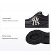 MLB Chunky Runner Ath-Flow Thick Sole Height Increasing Fabric Nylon Low Top Casual Running Shoes Unisex Sneakers Black White 3ARNATF4N-50BKS