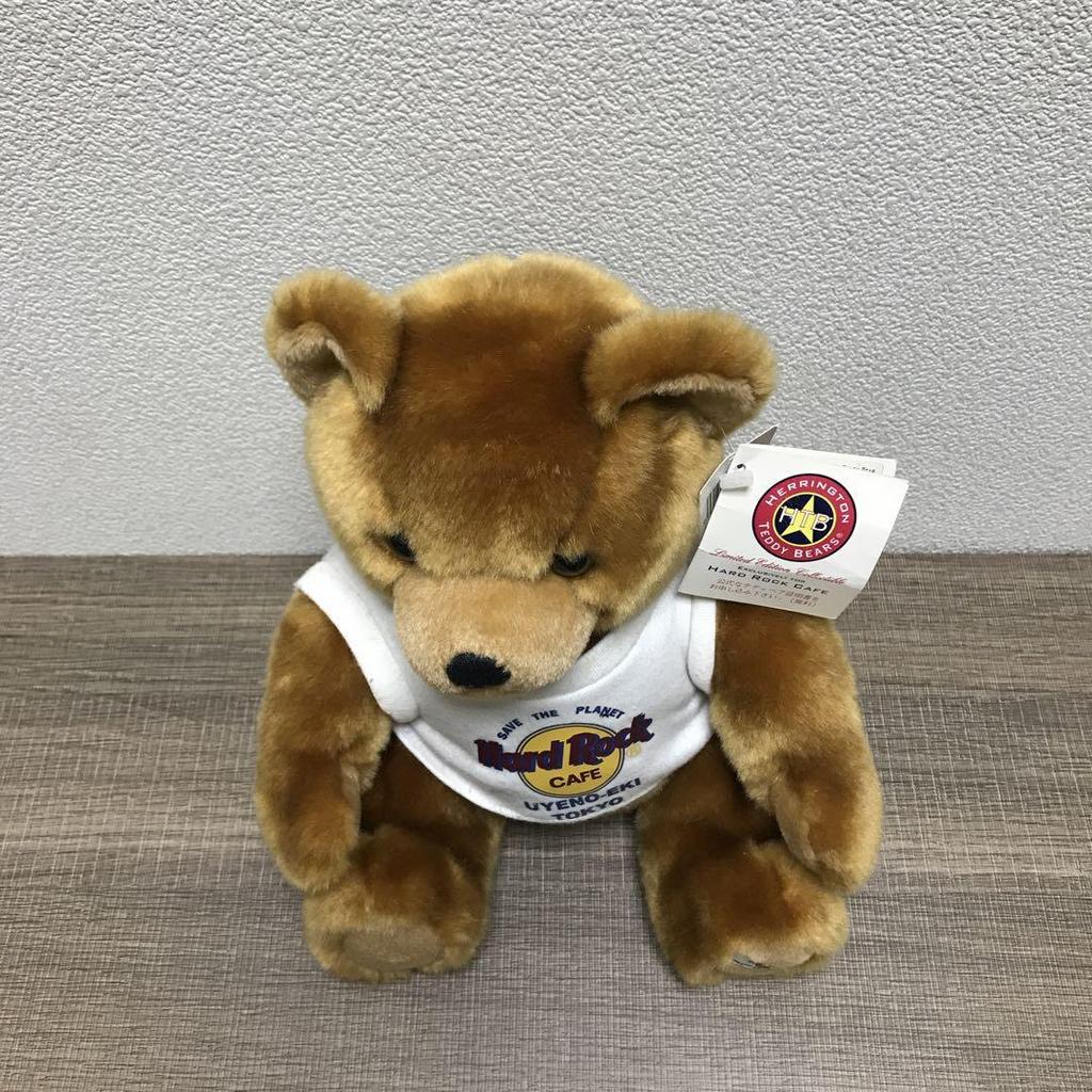 [USED] Tagged Hard Rock Cafe Teddy Bear Plush Toy