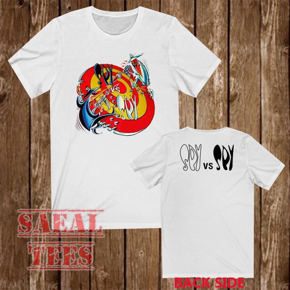 Spy vs Spy Megazine Cartoon Men s White Size S-5XL XL