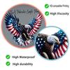 Bald Eagle Wall Sticker Reusable Electrostatic Wall Decals Waterproof Moisture-Proof Wall Sticker for Home Living Room Bedroom Decor