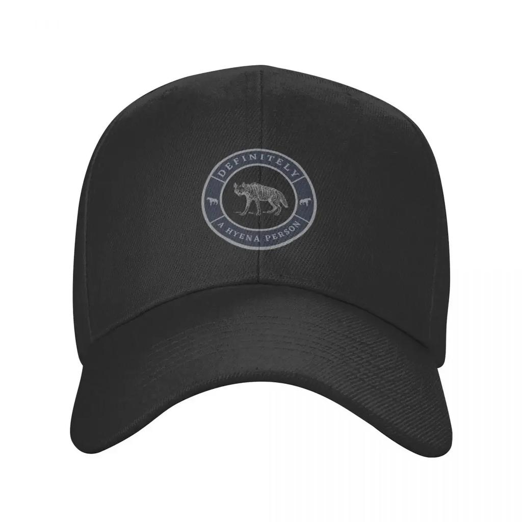 Definitely a hyena person Baseball Cap summer hat New Hat Girl Unisexs