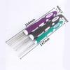 Dreadlocks Crochet Hooks with Handle Braid Hair Tool Dreadlock Crochet Needle 0.75mm