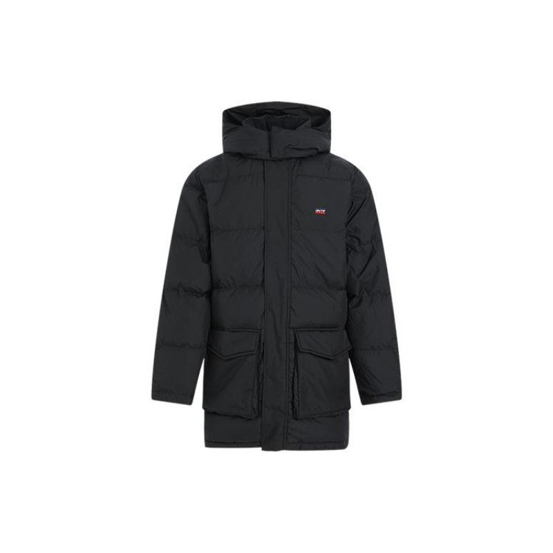 Levis Warm Tinta Unita Giacca con Cappuccio Uomo Capispalla Nero A0950-0000