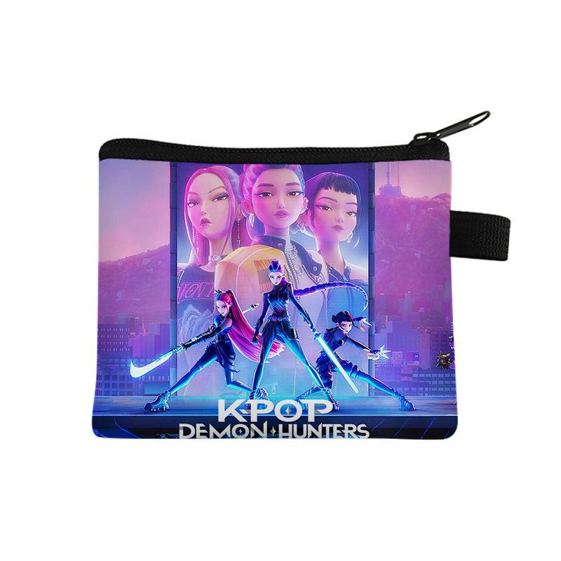 Witch Hunters Change Bag Coin Storage Bag Wallet Short Portable Key Card Bag Cartoon Bag