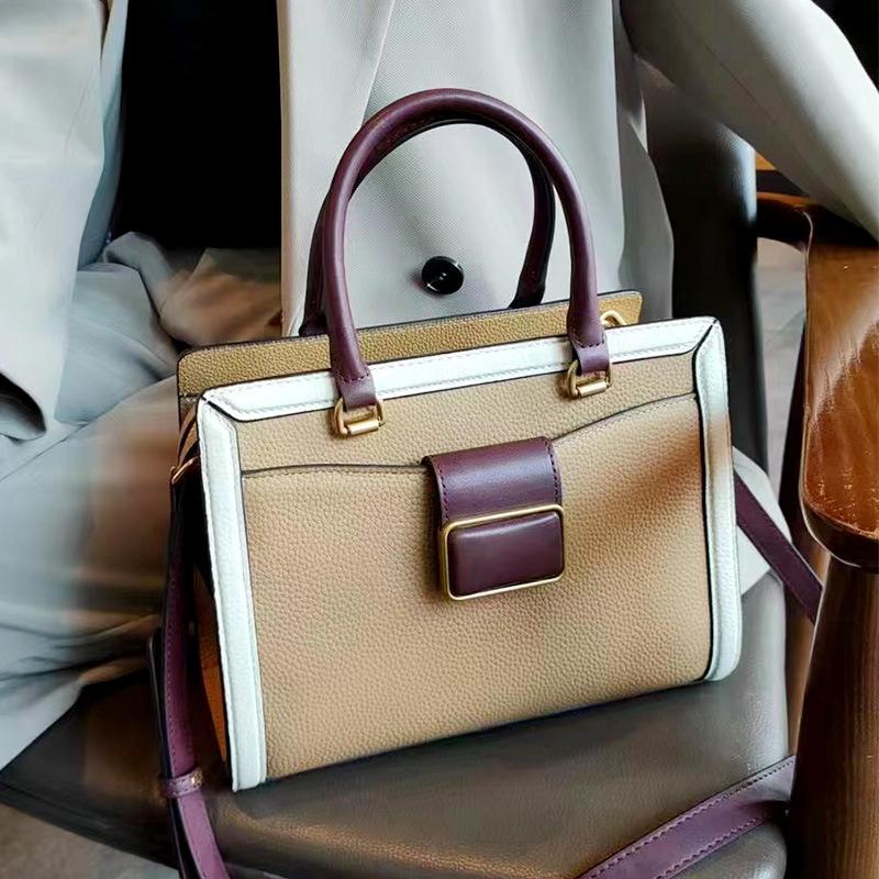 

Direct Fashion Новая сумка высокого класса в стиле ретро, сумка через плечо на одно плечо, большая вместительная сумка из натуральной кожи, женская сумка 26x10x20 CM вино красного