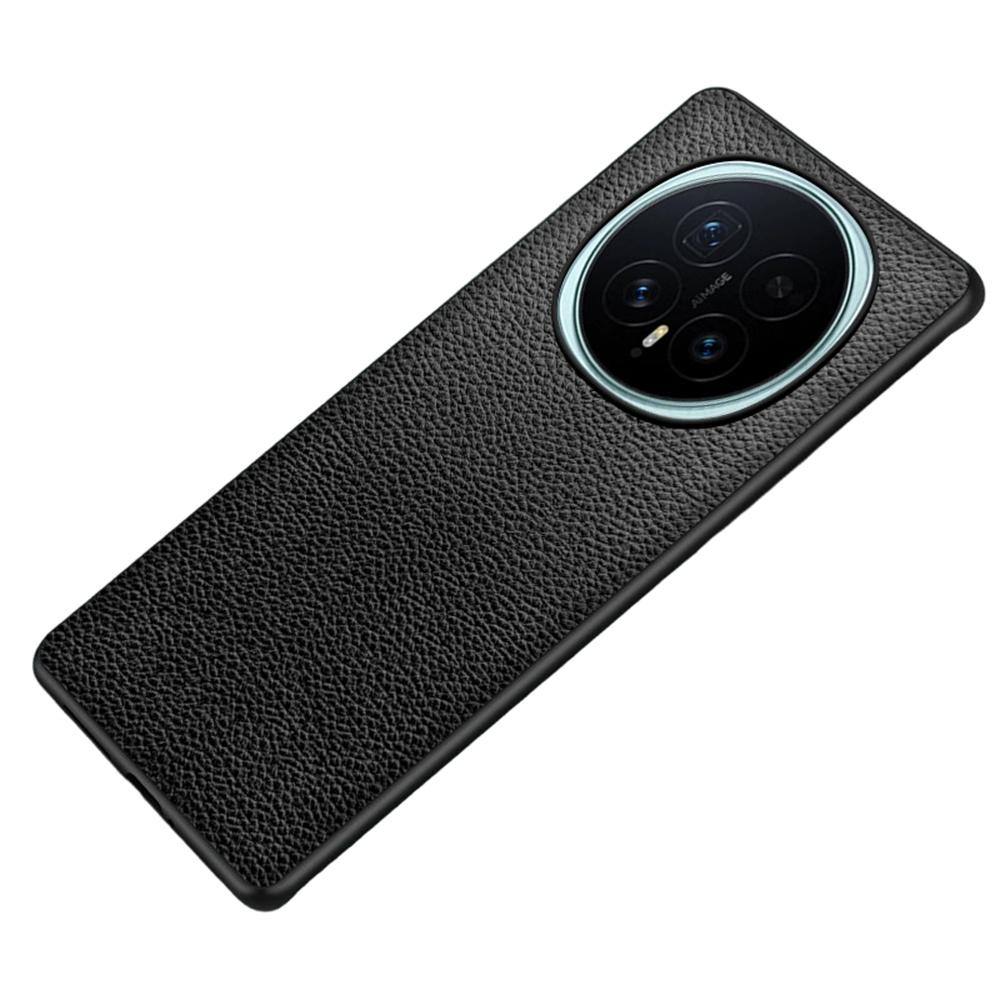 For Honor Magic8 5G Case Litchi Texture PU Leather Coated PC + TPU Protective Phone Back Cover