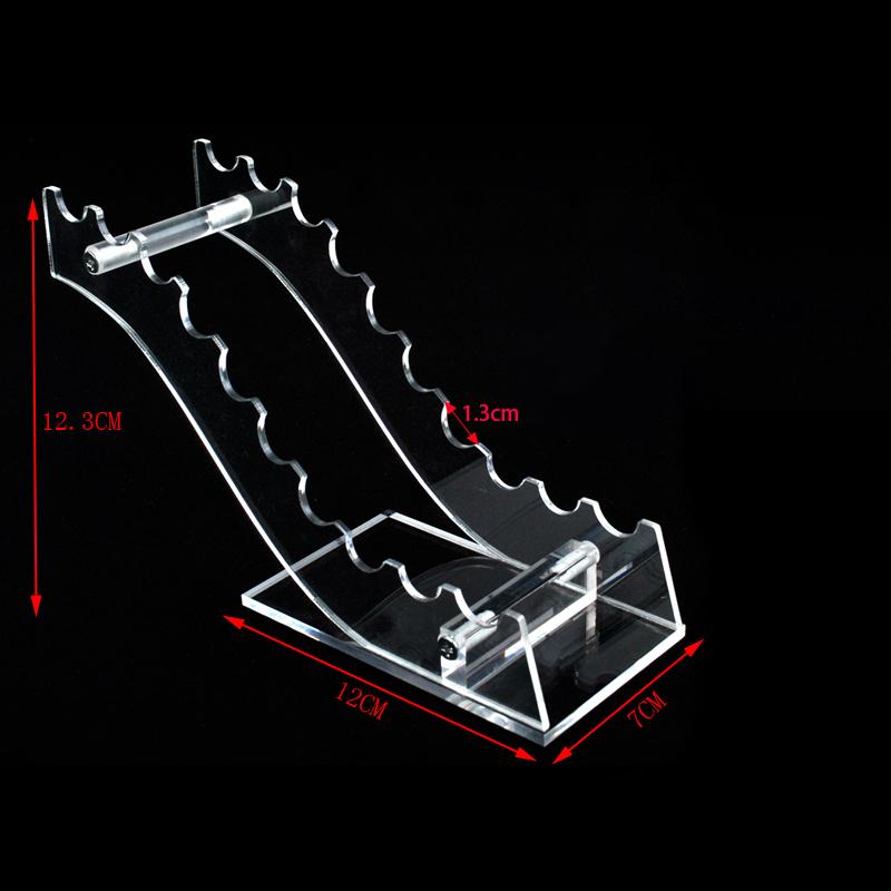 Clear Acrylic Neutral Pen Holder Eyebrow Pencil Display Stand Ballpoint Pen Storage Rack Shelf Supermarket Store Display Stand