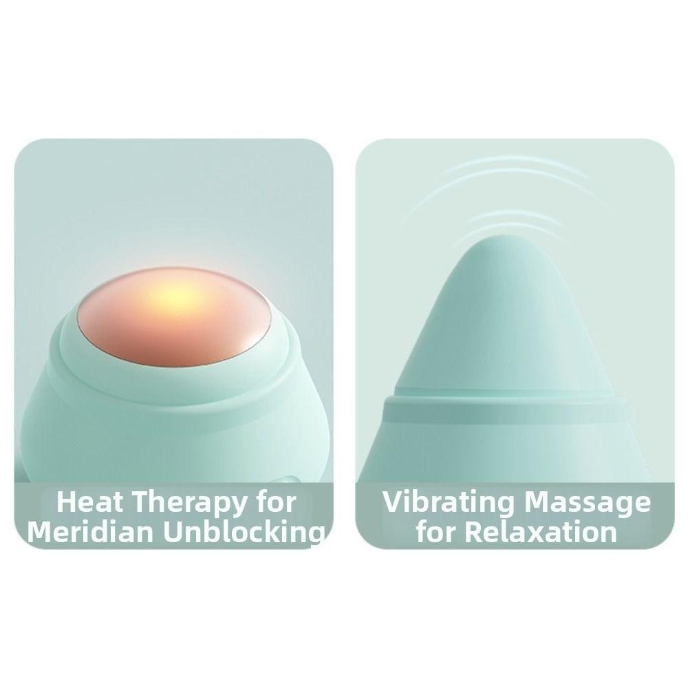 Hot Compress Adsorption Type Massager Ball Vibrate Yoga Fascia Ball Acupoint Massager Home Use