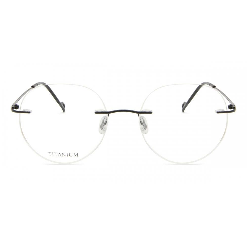 

Rimless Round Black SmaRtbuy Collection Bayou Rt 003 C4 Fashion Unisex Eyeglasses /49-18-145