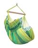 LA SIESTA Havana Basic Hammock Chair Load Capacity Jungle/Green (Indoor/Organic Cotton) Space-saving Chair-type Hammock, Hanging/freestanding, 130kg,