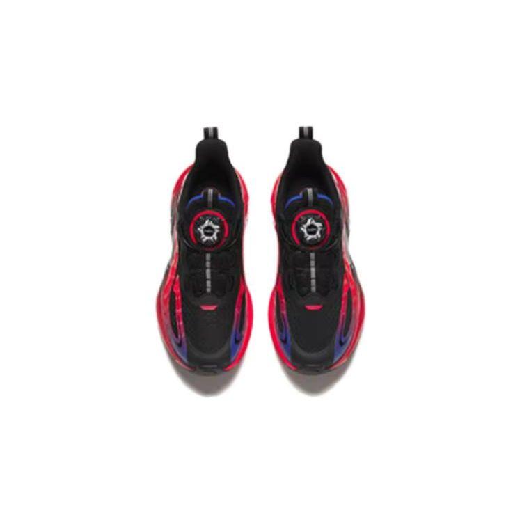 Anta Kids Low-Top Running Shoes Kids Sneakers Black Red 312415507-2