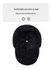 Men's Warm Lei Feng Hat: Velvet, Ear Protection, Outdoor Leisure, for Dad and Elderly, Thickened for Autumn and Winter