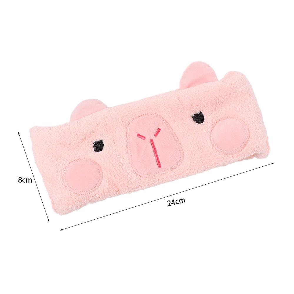 Coral Fleece Cartoon Hairband Multi-Color Makeup Headband Cute Capybara Headband  Female