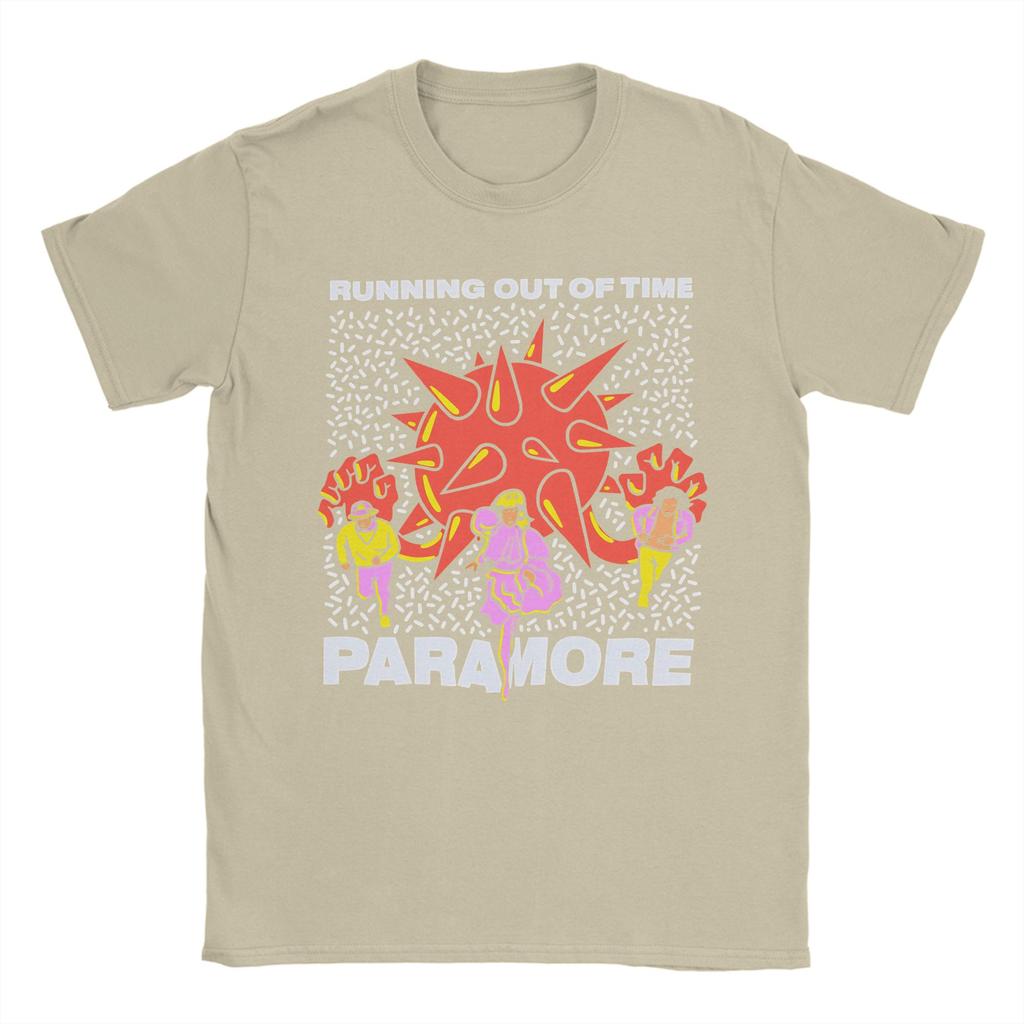 Leisure Paramore Band TShirts Men O Neck Cotton T Shirt  Short Sleeve Tee Shirt Big Size Clothes