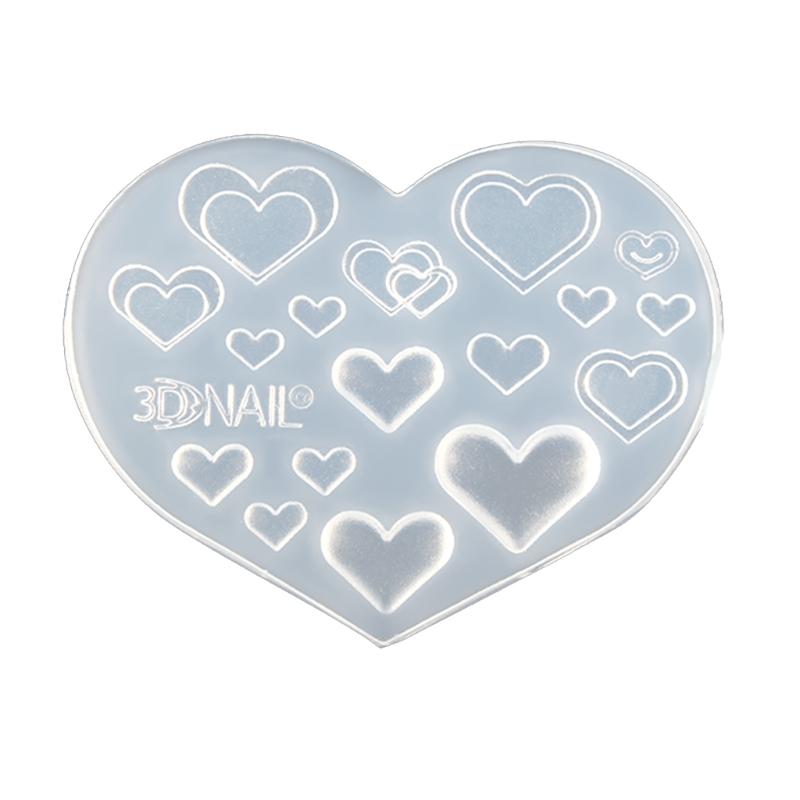 3D Nail Art Silicone Mold Flowers Love Stars Moon letter number Handicrafts Nail Decoration Moulds DIY Nail Tools Accessories