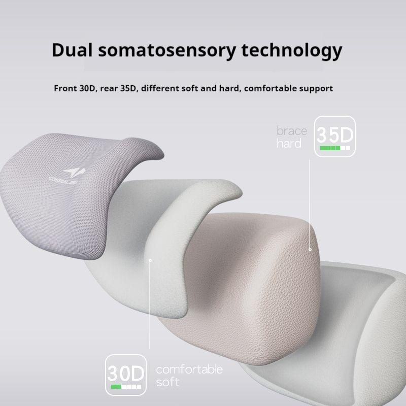 Upgraded Memory Foam Headrest Attachment For Office Chair Adjustable Height Angle Elastic Head Pillow Neck Support Rest Cushion