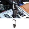Fit For 2014-2018 BMW X5 X6 Wood Grain Inner Gear Shift Knob Decor Cover Trim
