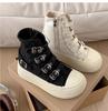 CHABELLA Damhöga Canvas-skor Design Spänne Rem Dragkedja Enkelhet Damskor High Street Grace Waling Shoes